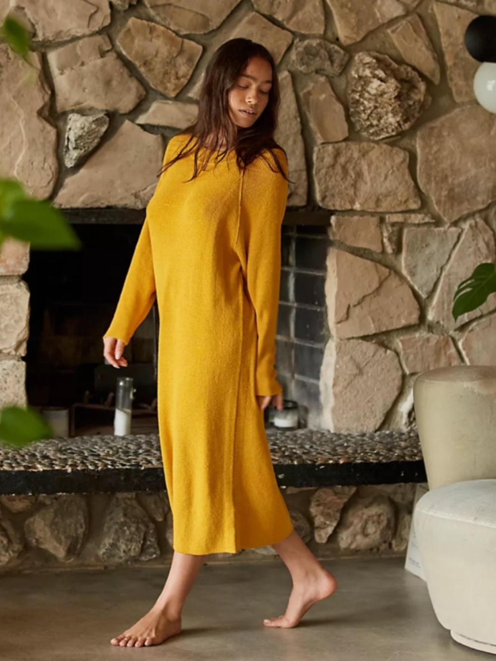 Free people beach Santa Barbara sweater midi dress